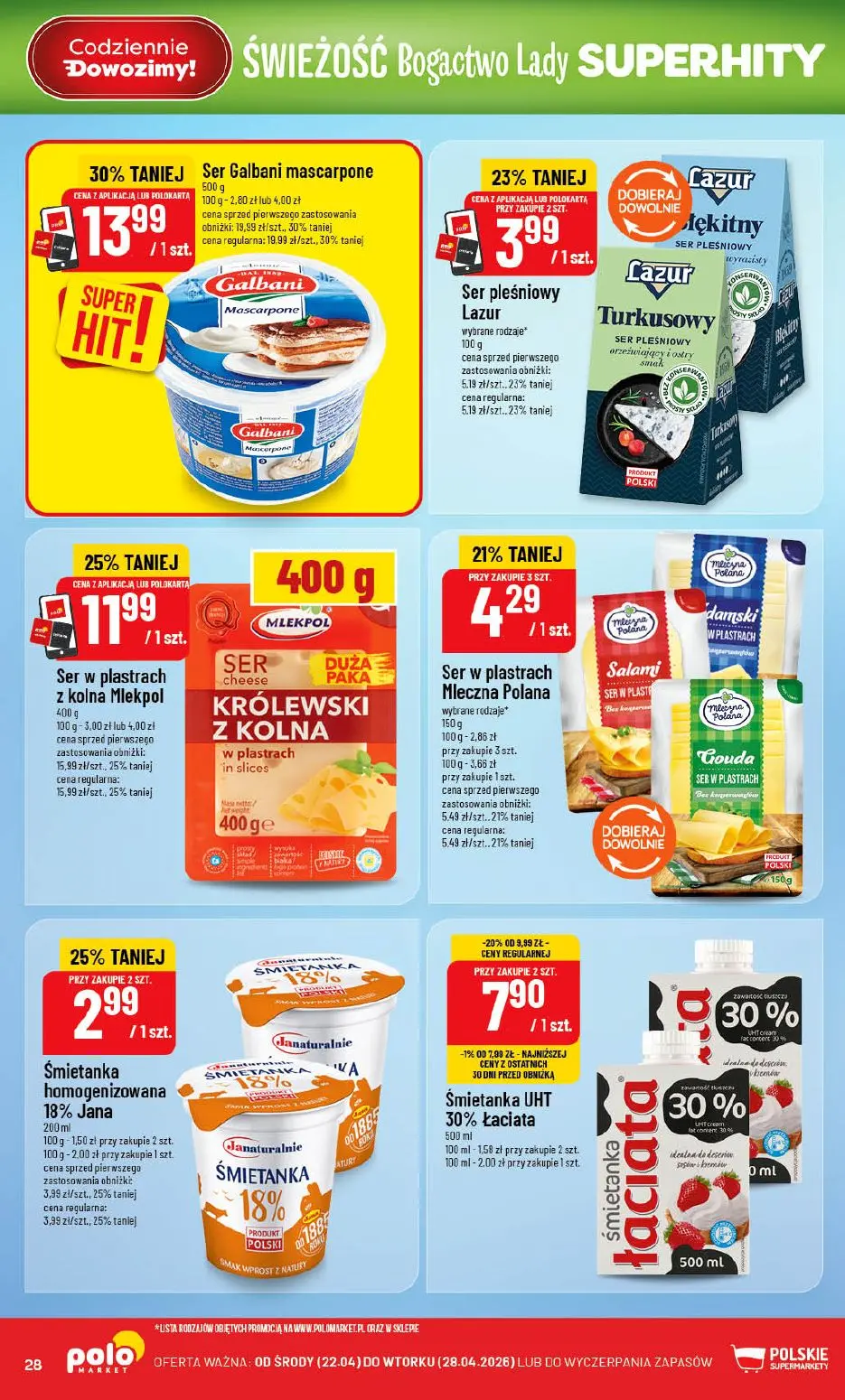 gazetka promocyjna POLOmarket Kujawsko-pomorskie, Pomorskie - Strona 28