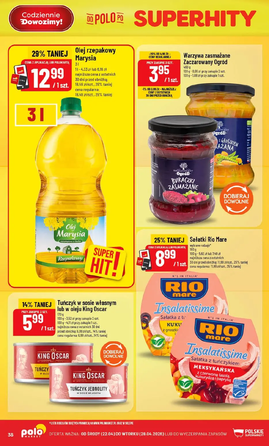 gazetka promocyjna POLOmarket Kujawsko-pomorskie, Pomorskie - Strona 38