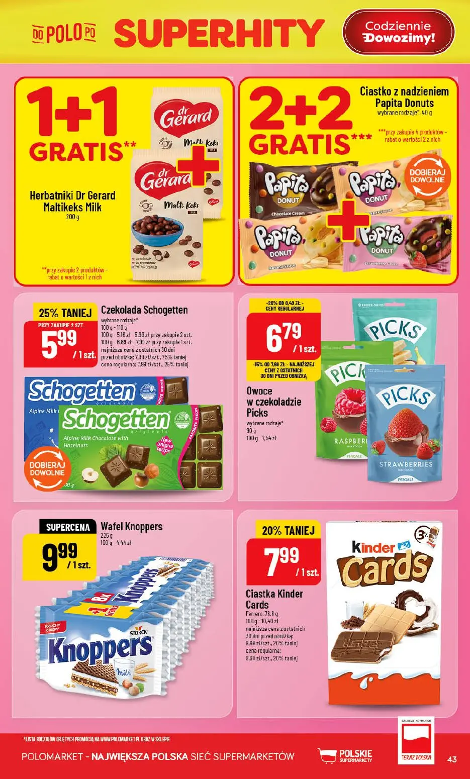 gazetka promocyjna POLOmarket Kujawsko-pomorskie, Pomorskie - Strona 43