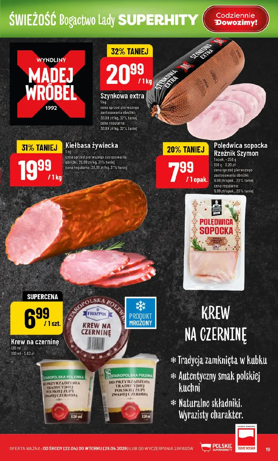 gazetka promocyjna POLOmarket Pomorskie, Zachodniopomorskie, Kujawsko-pomorskie - Strona 19