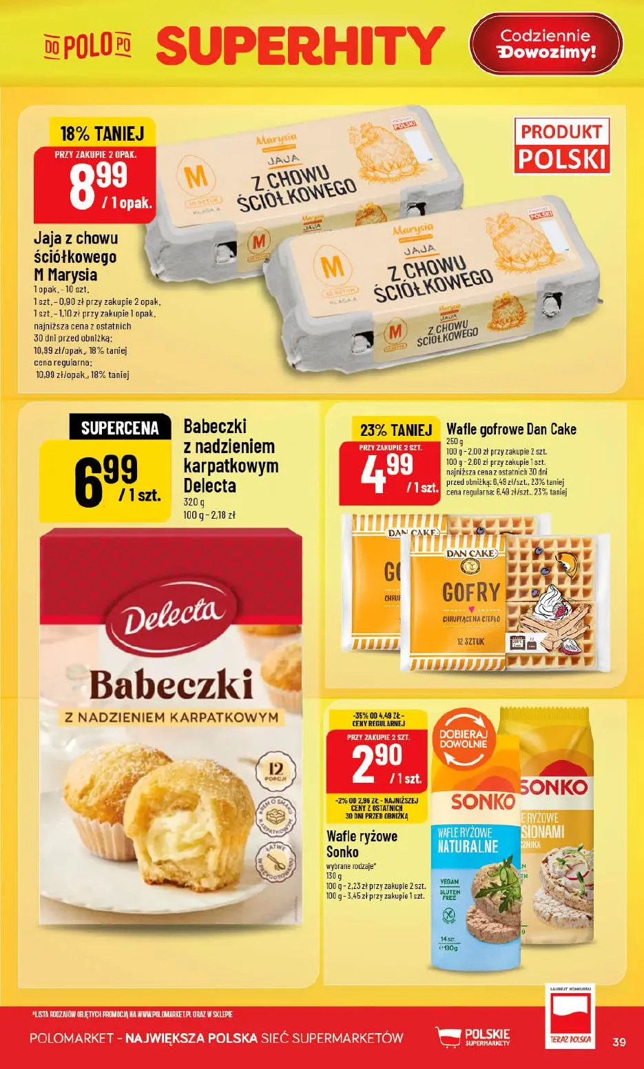 gazetka promocyjna POLOmarket Pomorskie, Zachodniopomorskie, Kujawsko-pomorskie - Strona 39
