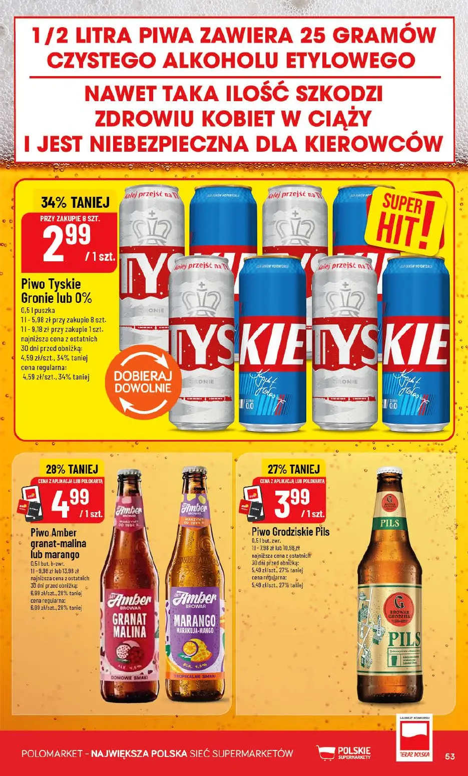 gazetka promocyjna POLOmarket Pomorskie, Zachodniopomorskie, Kujawsko-pomorskie - Strona 53