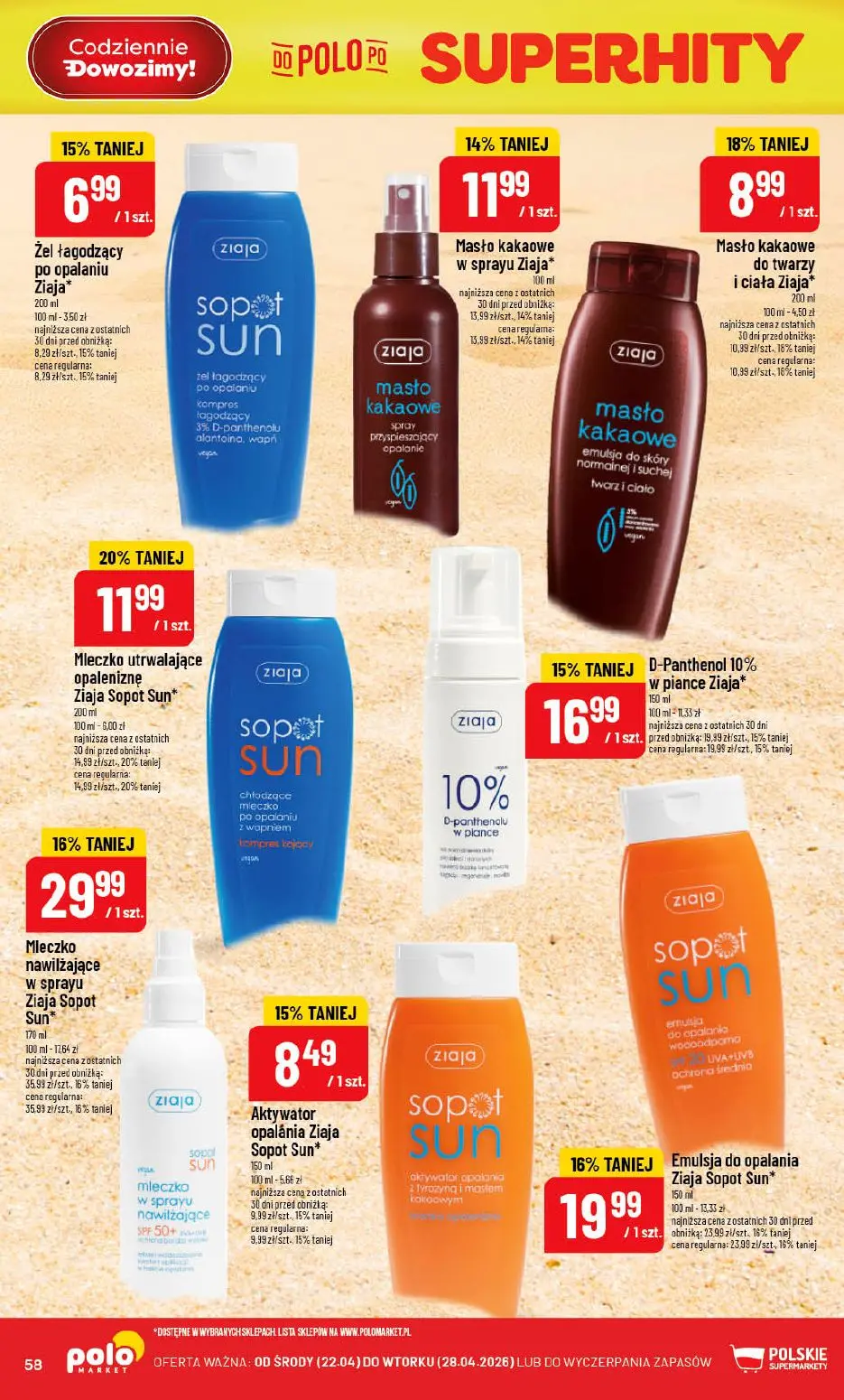 gazetka promocyjna POLOmarket Pomorskie, Zachodniopomorskie, Kujawsko-pomorskie - Strona 58