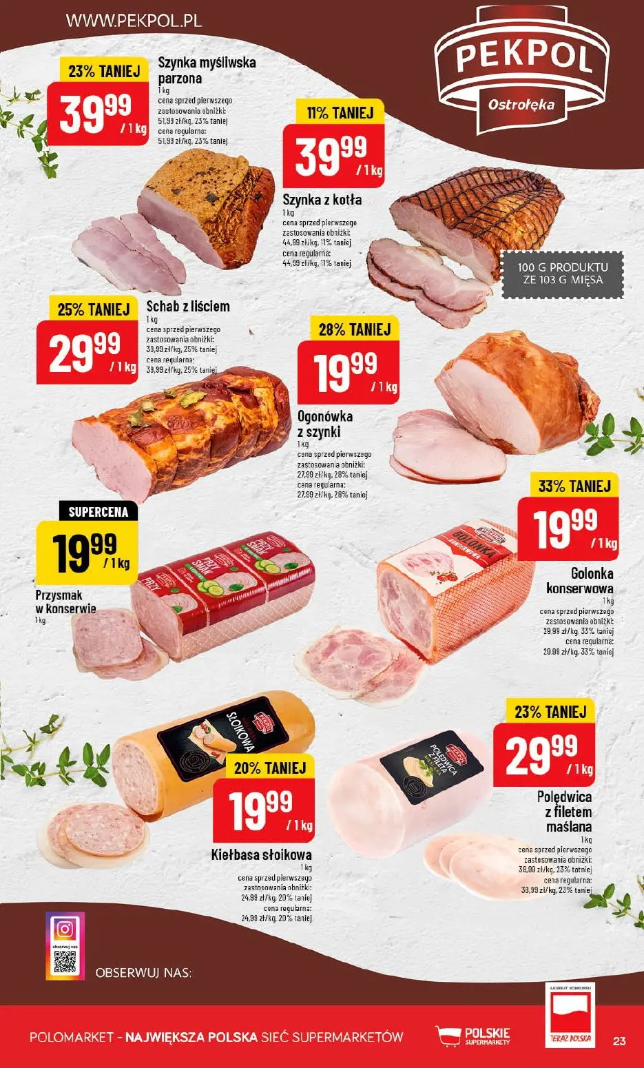 gazetka promocyjna POLOmarket  - Strona 23