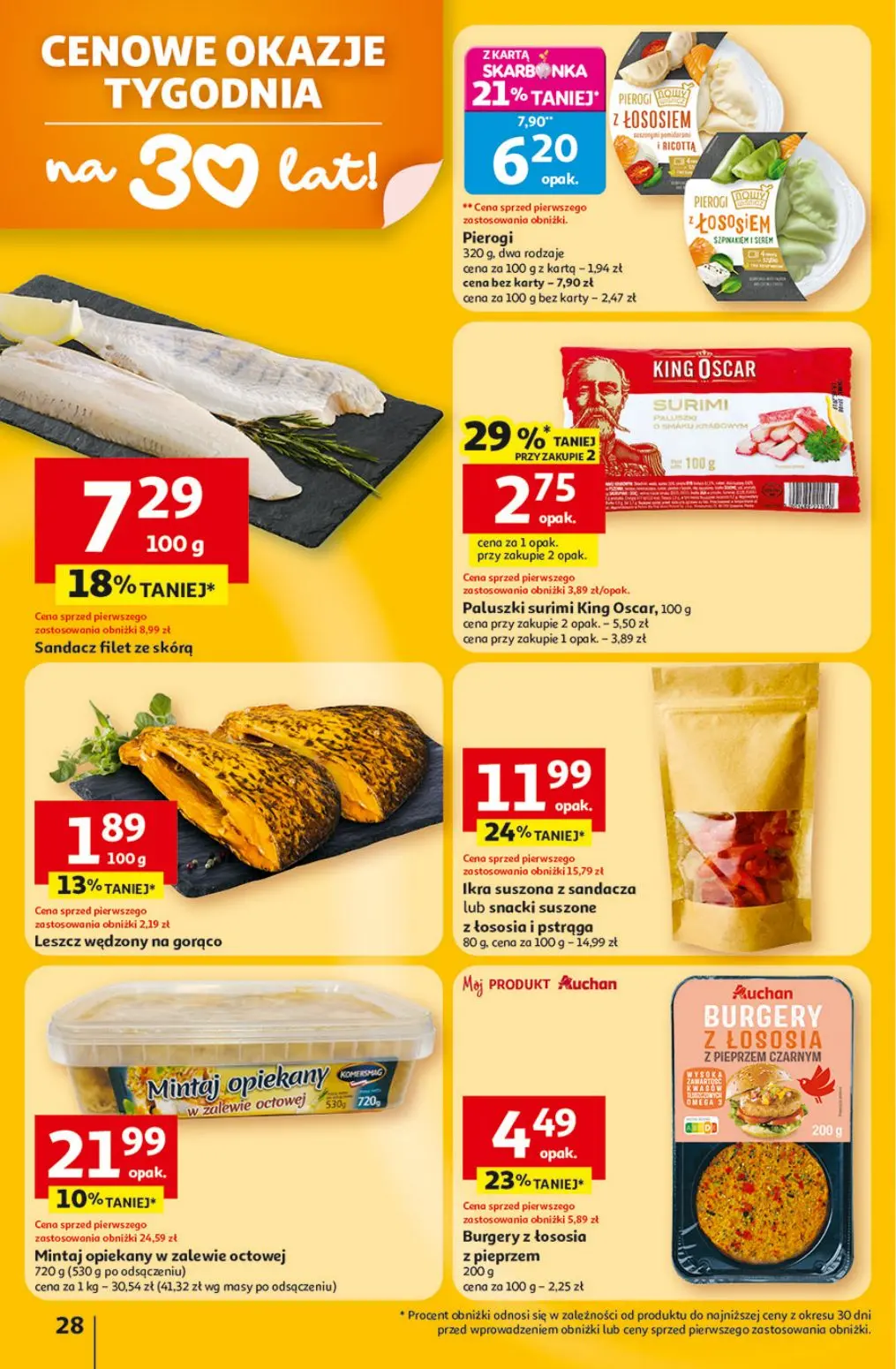 gazetka promocyjna Auchan Jaram się tymi okazjami - Strona 28