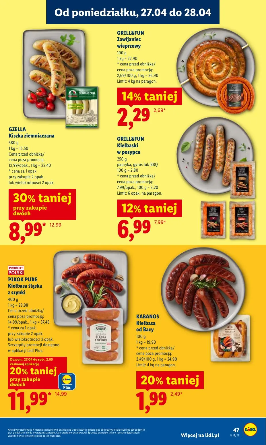 gazetka promocyjna LIDL Od poniedziałku - Strona 47