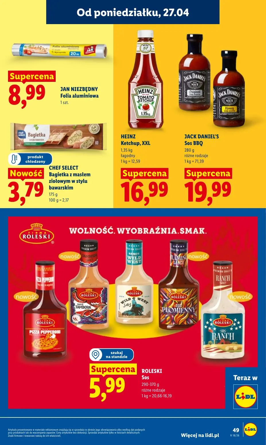 gazetka promocyjna LIDL Od poniedziałku - Strona 49
