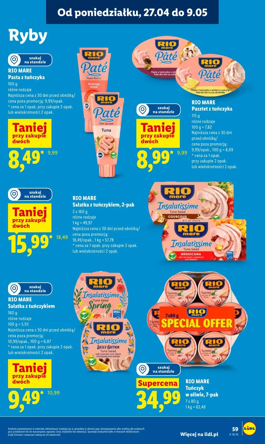 gazetka promocyjna LIDL Od poniedziałku - Strona 59