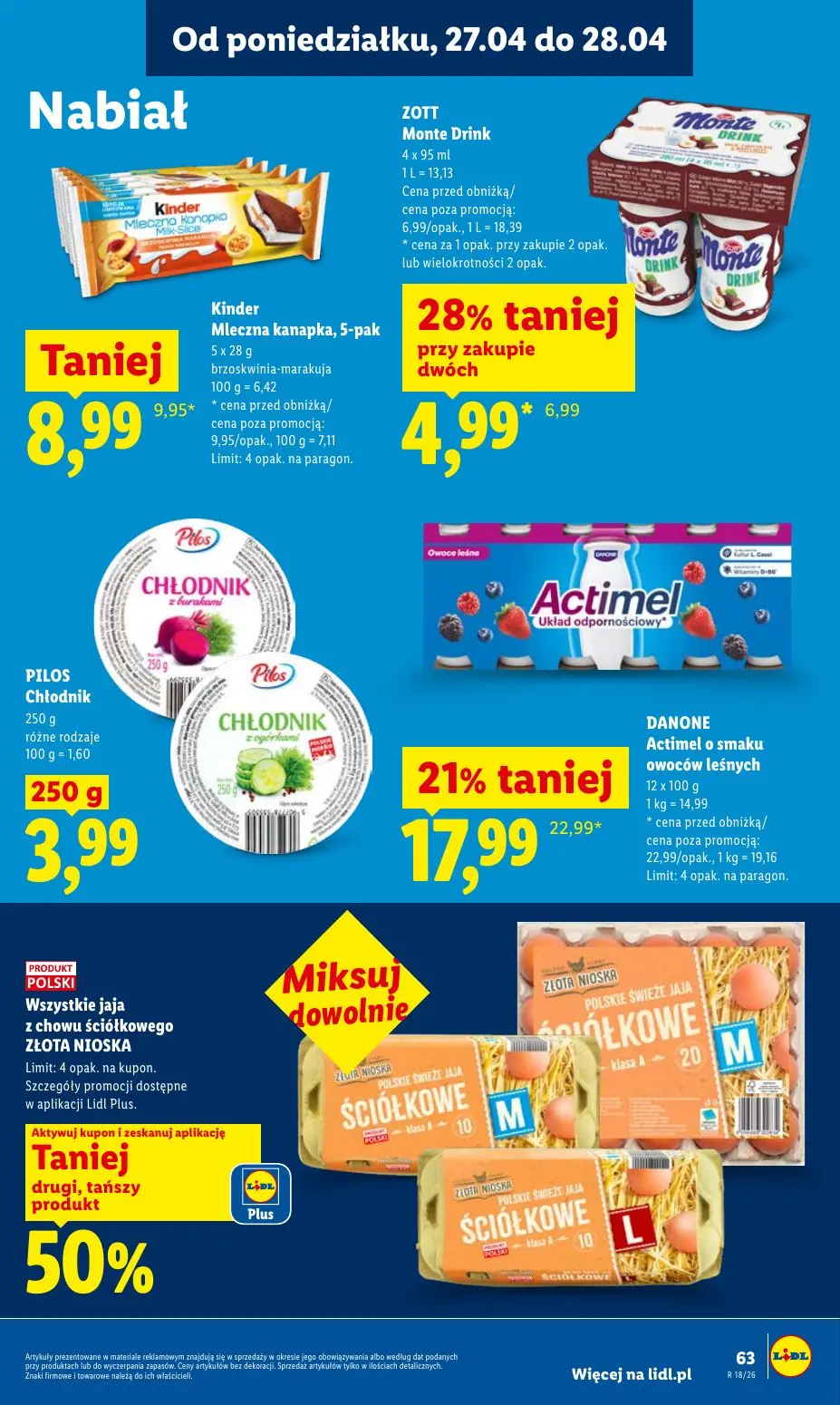 gazetka promocyjna LIDL Od poniedziałku - Strona 63
