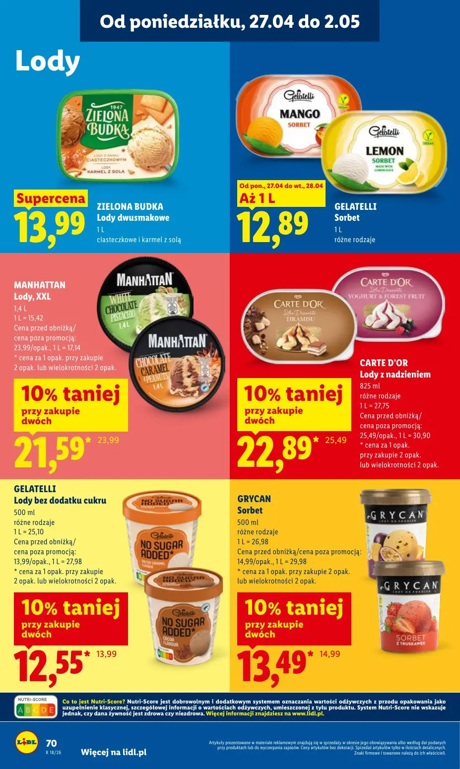 gazetka promocyjna LIDL Od poniedziałku - Strona 70