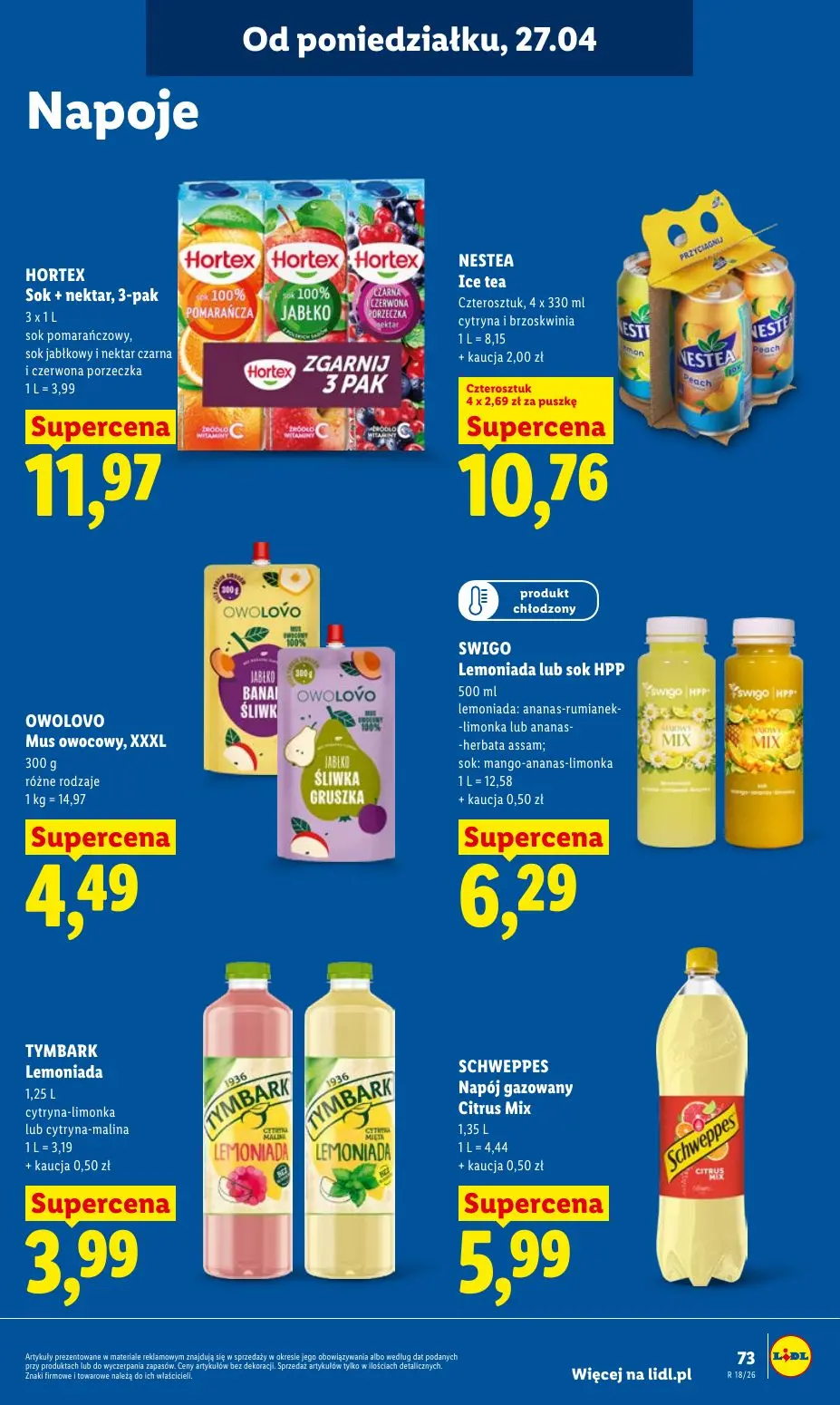 gazetka promocyjna LIDL Od poniedziałku - Strona 73