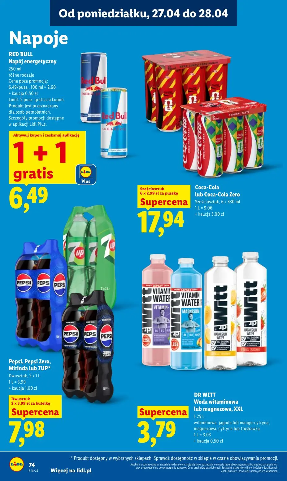 gazetka promocyjna LIDL Od poniedziałku - Strona 74