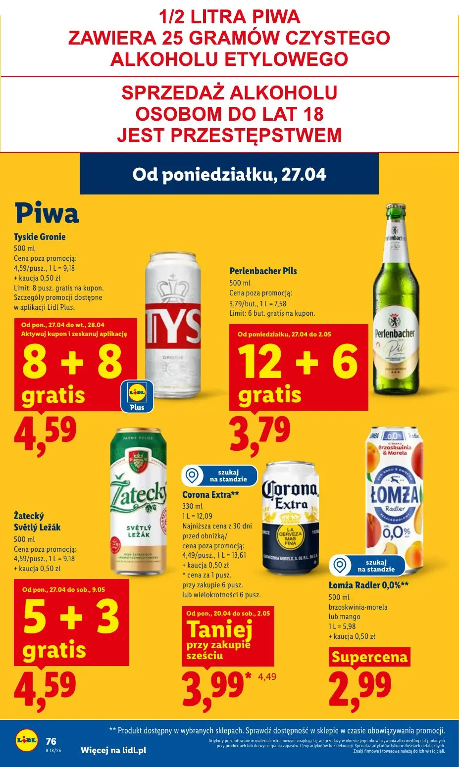 gazetka promocyjna LIDL Od poniedziałku - Strona 76