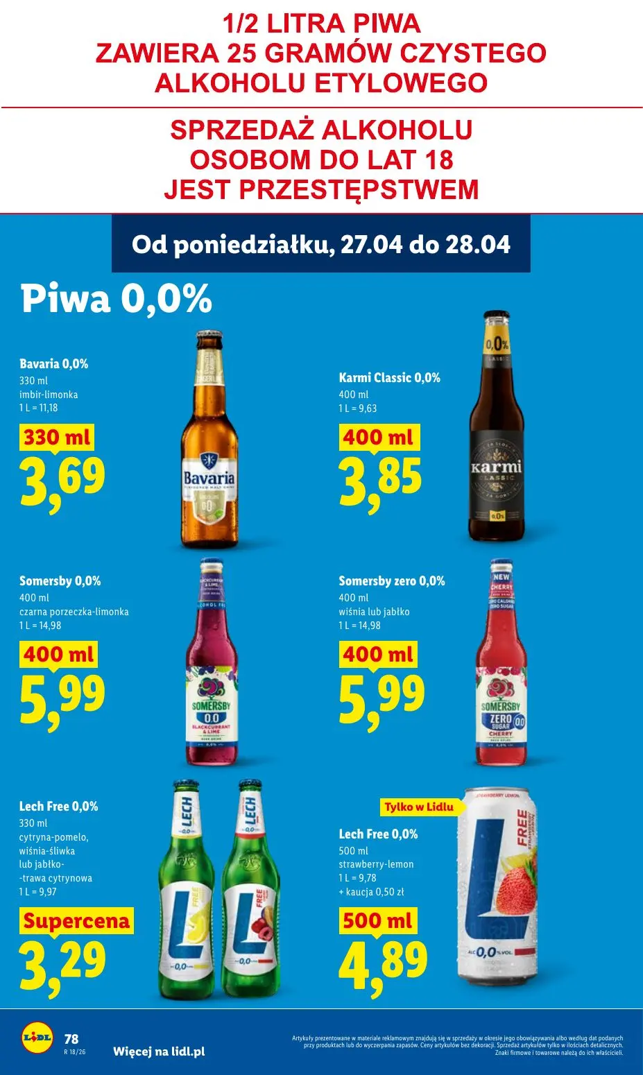 gazetka promocyjna LIDL Od poniedziałku - Strona 78
