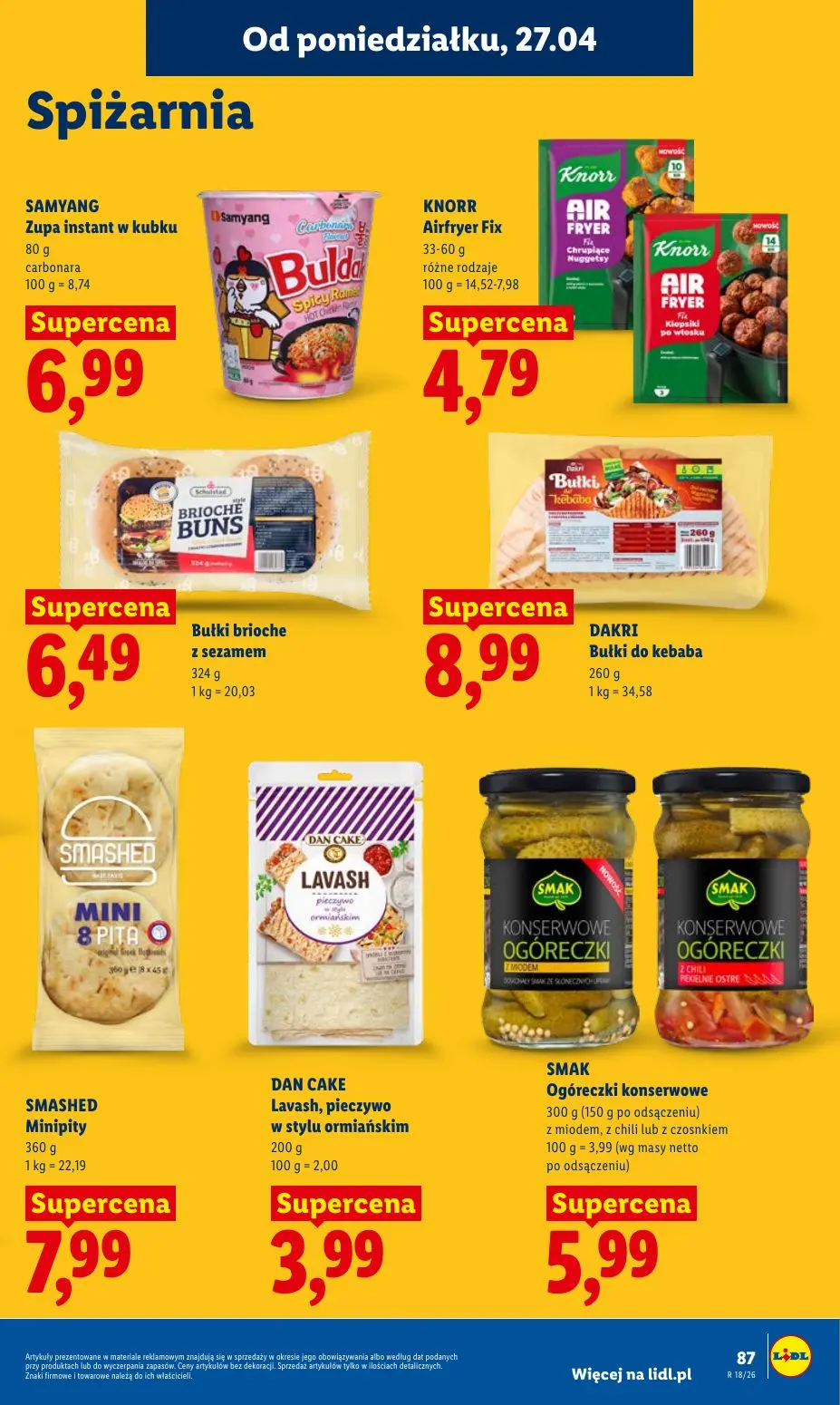 gazetka promocyjna LIDL Od poniedziałku - Strona 87