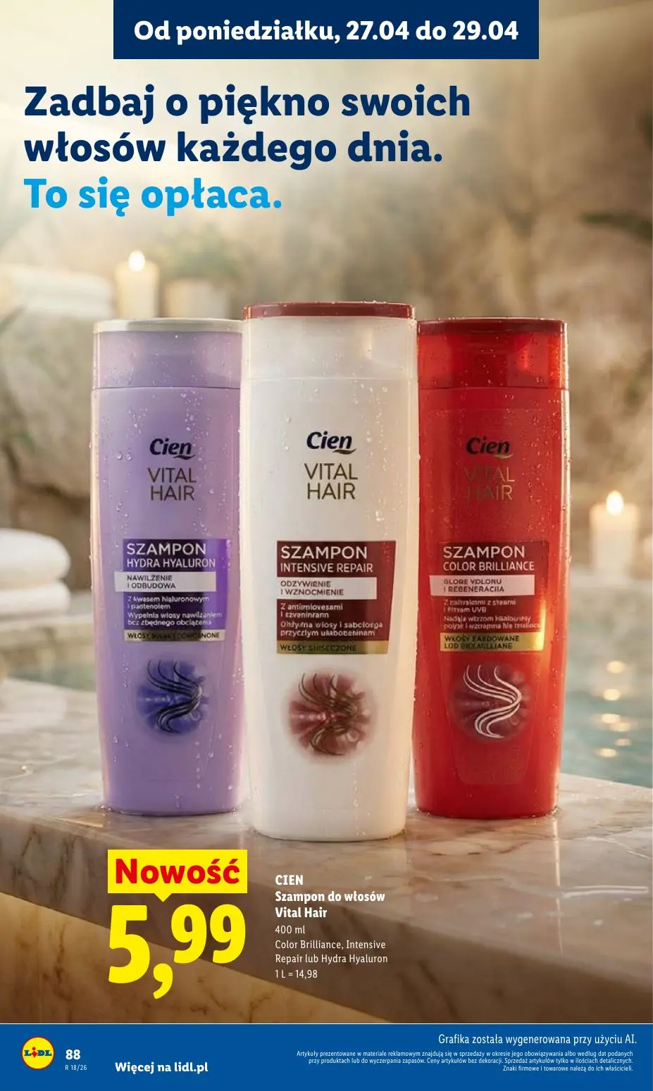gazetka promocyjna LIDL Od poniedziałku - Strona 88