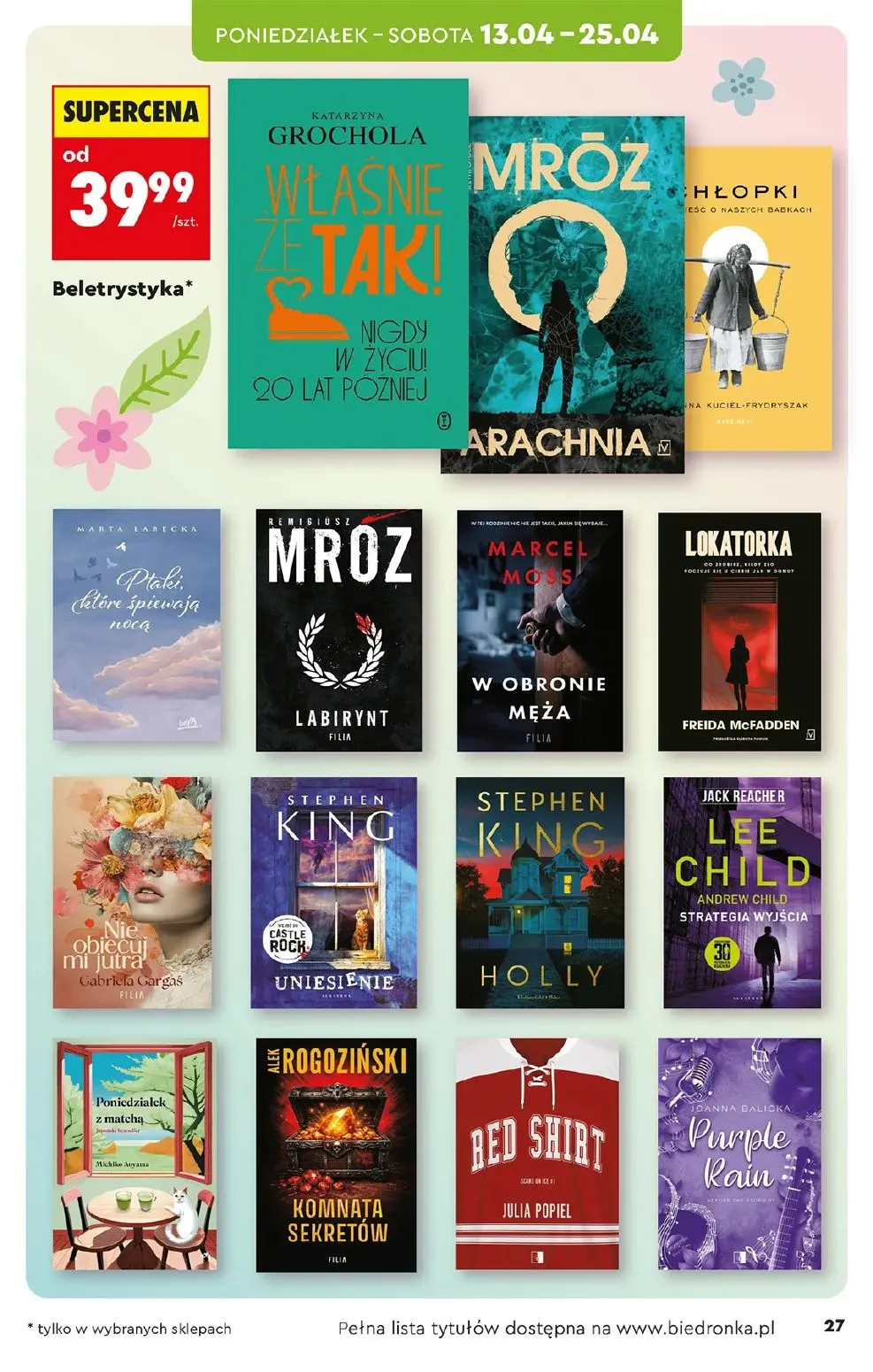 gazetka promocyjna Biedronka Hity i inspiracje - Strona 27