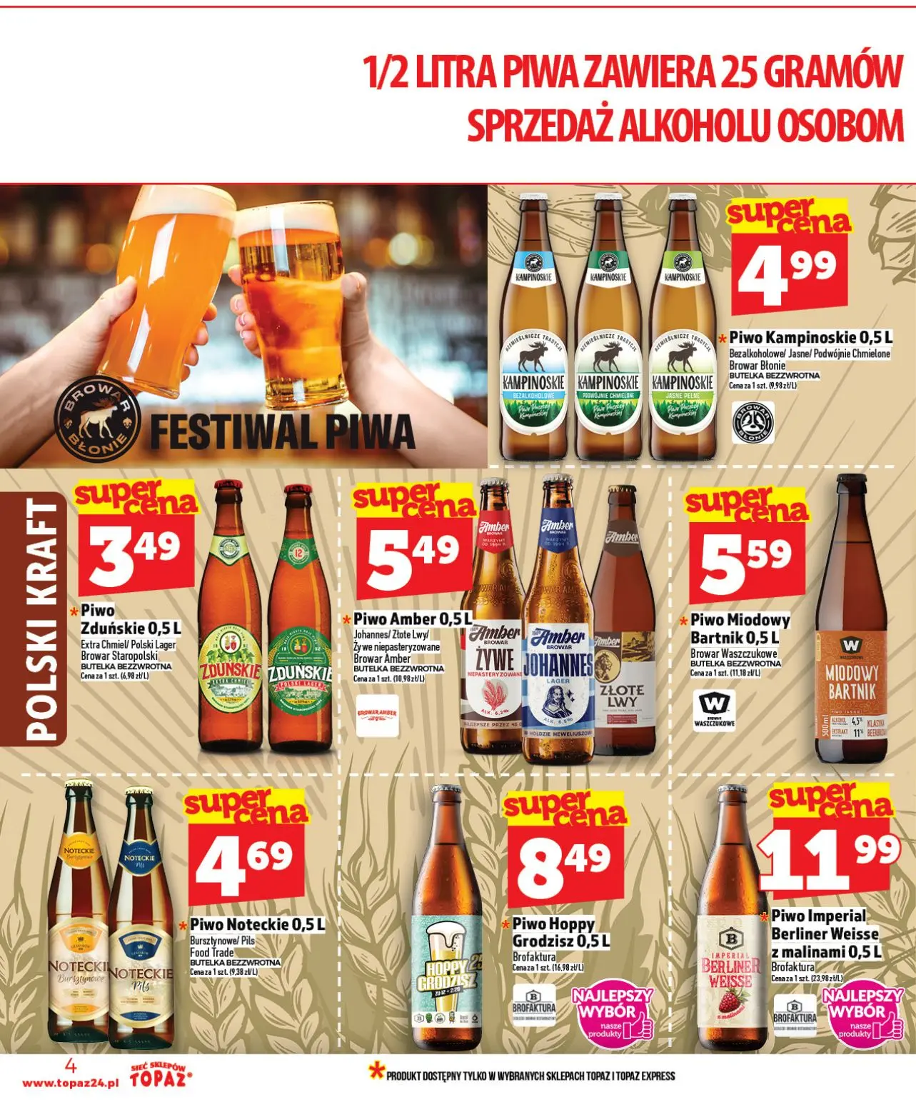 gazetka promocyjna Topaz Ogólna - Strona 4