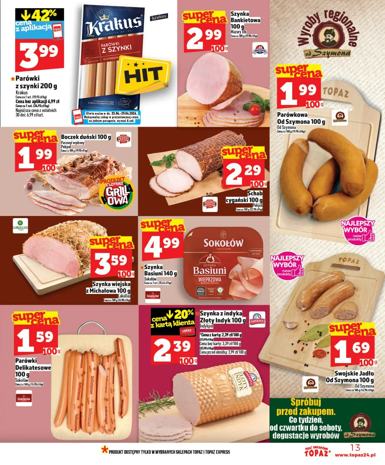 gazetka promocyjna Topaz Ogólna - Strona 13