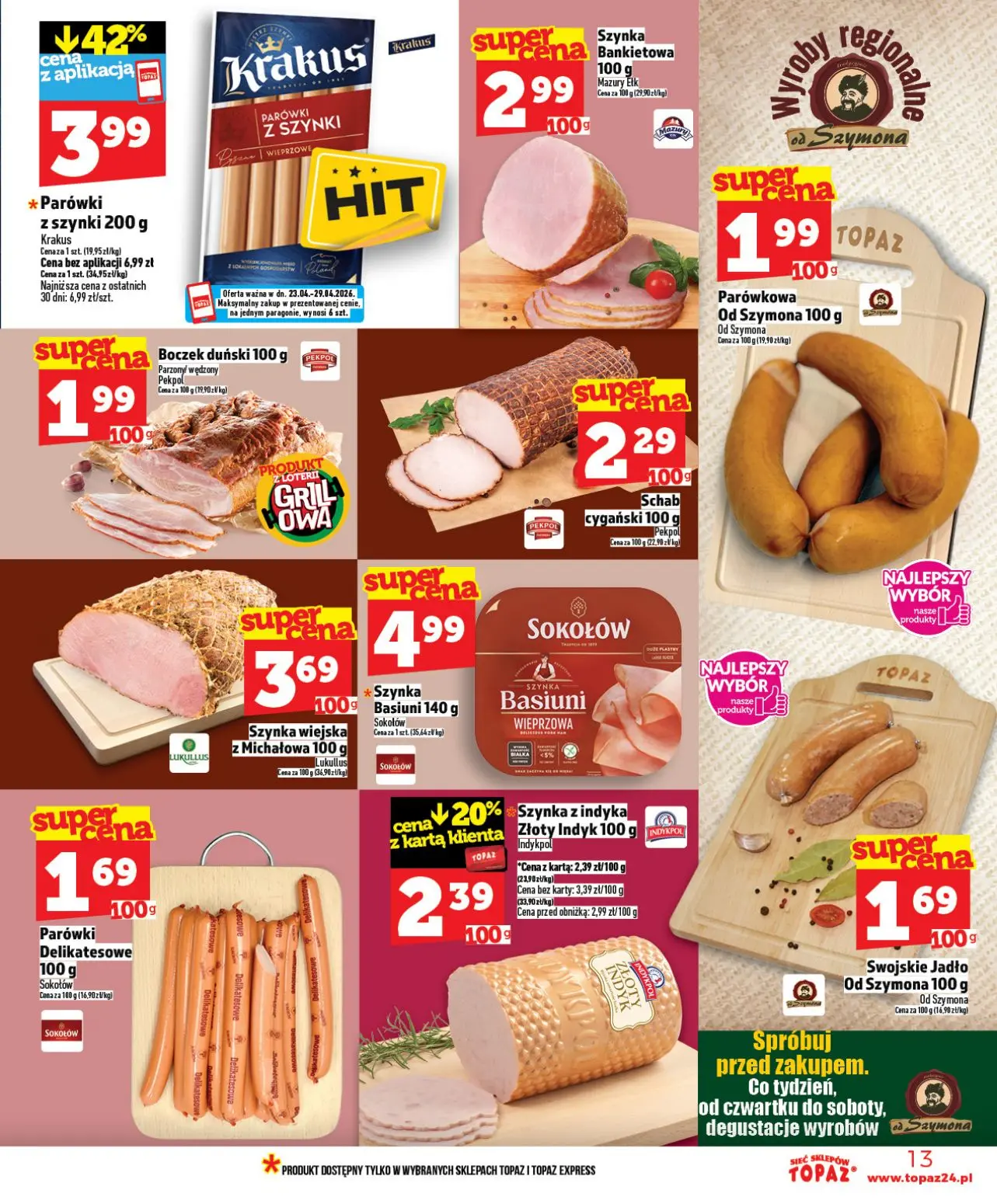 gazetka promocyjna Topaz Warszawa - Strona 13