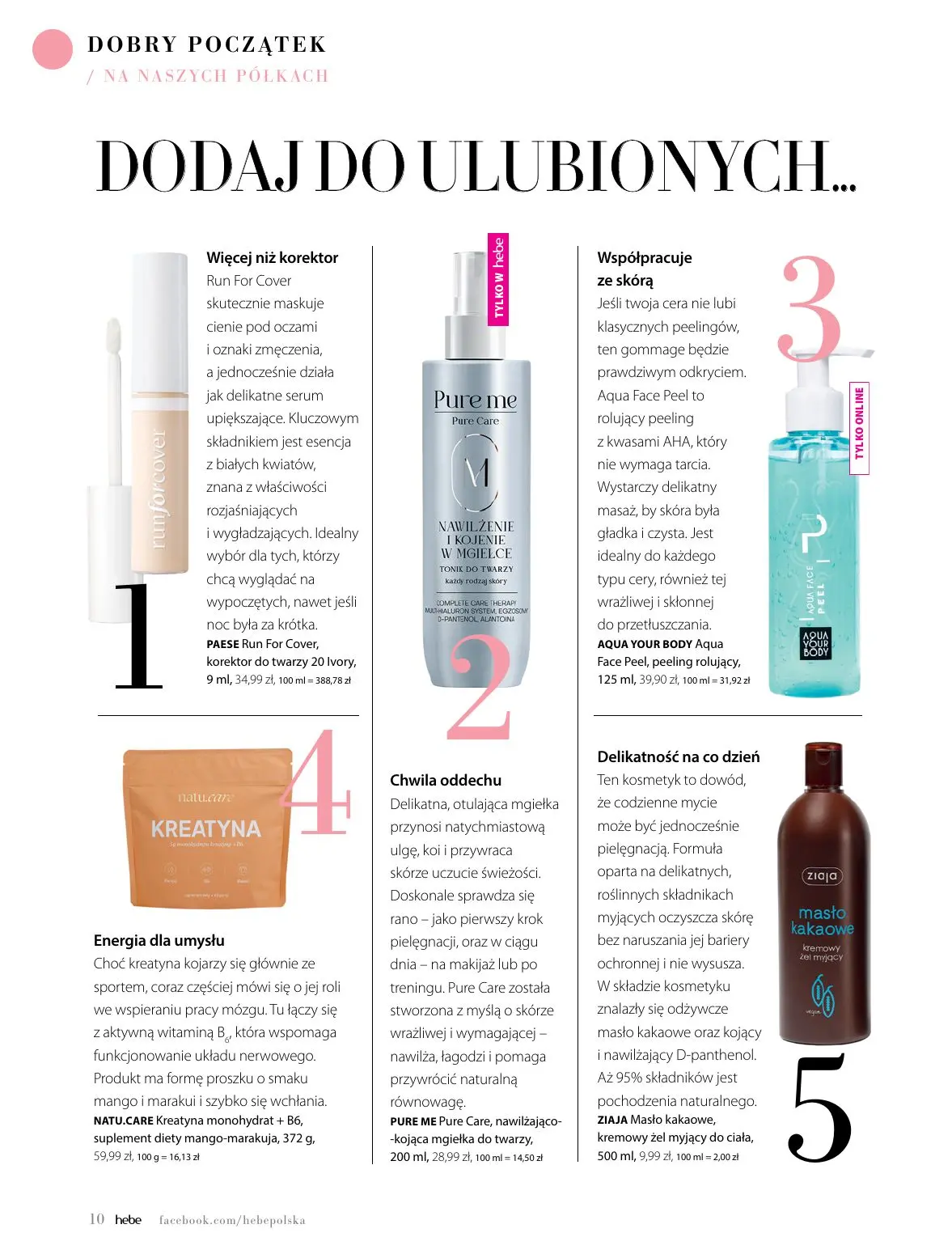 gazetka promocyjna hebe WIOSNA - Strona 10