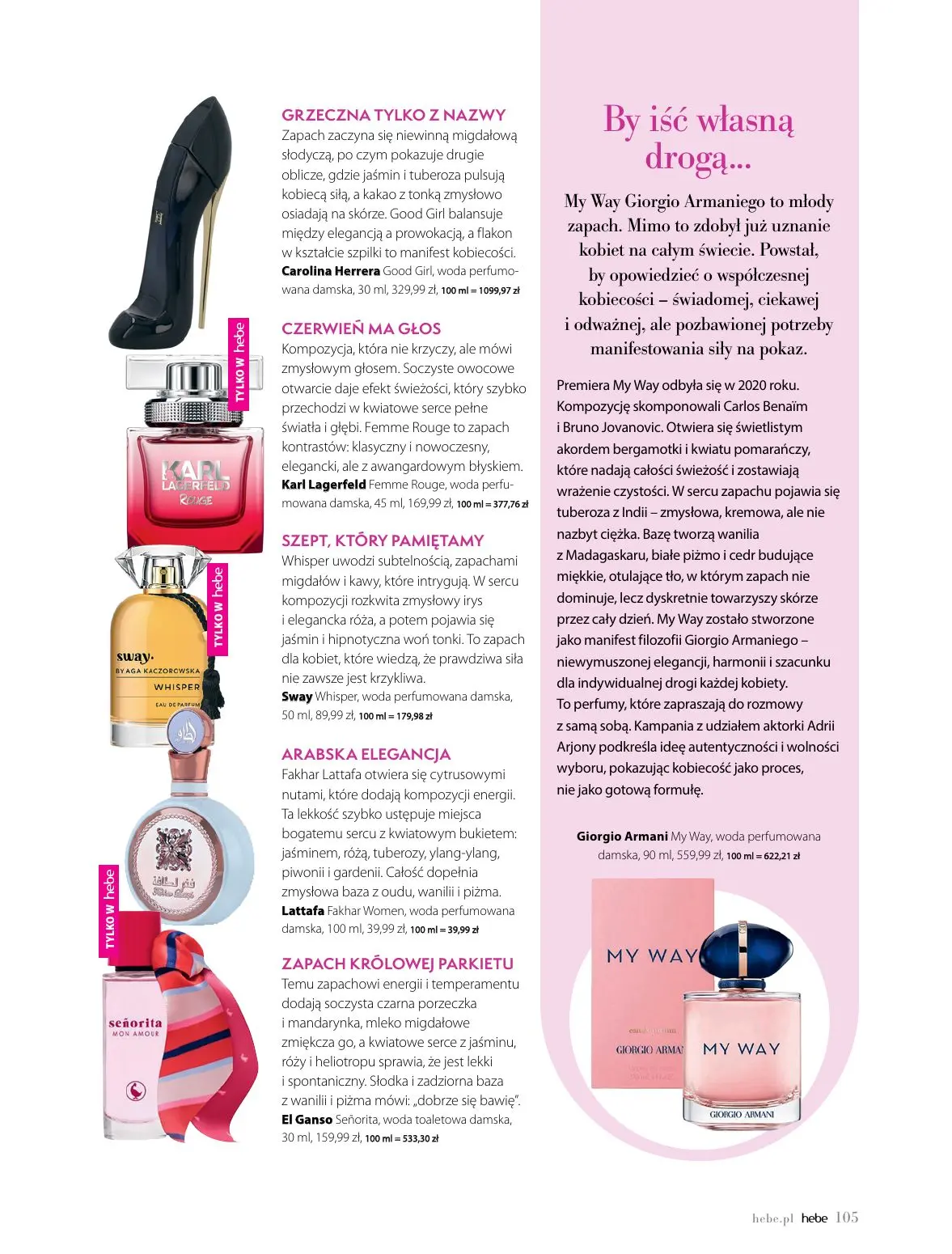 gazetka promocyjna hebe WIOSNA - Strona 105