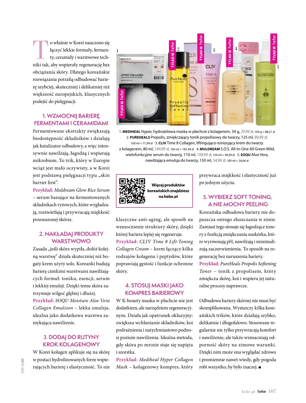 gazetka promocyjna hebe WIOSNA - Strona 107