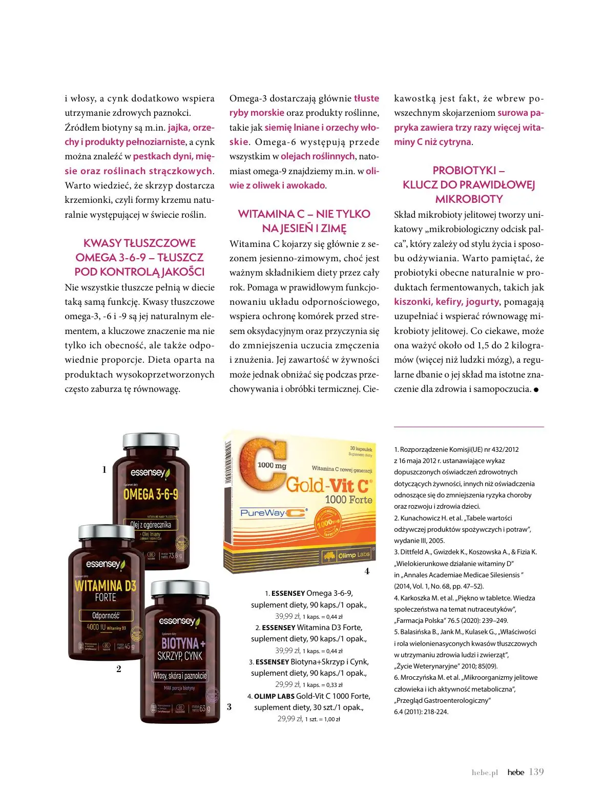 gazetka promocyjna hebe WIOSNA - Strona 139