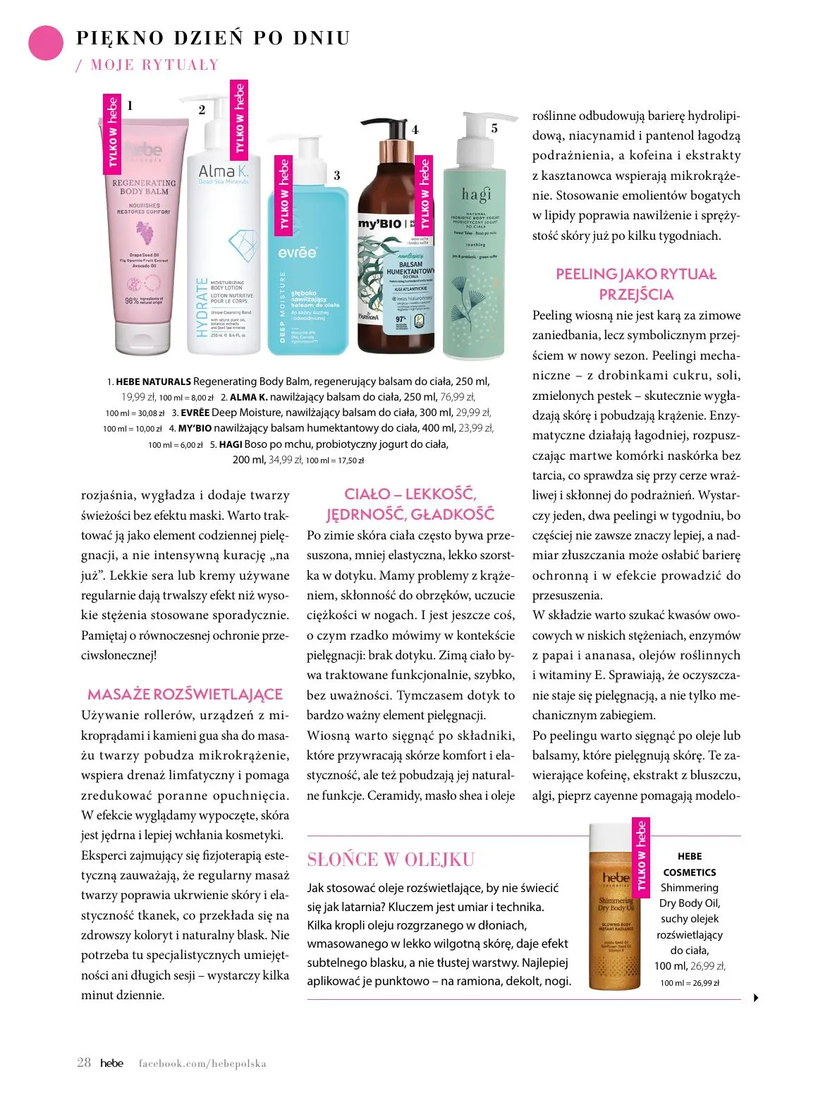 gazetka promocyjna hebe WIOSNA - Strona 28