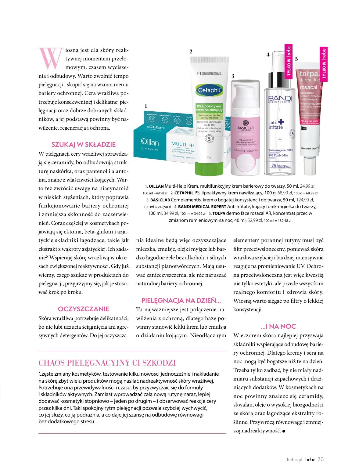 gazetka promocyjna hebe WIOSNA - Strona 35