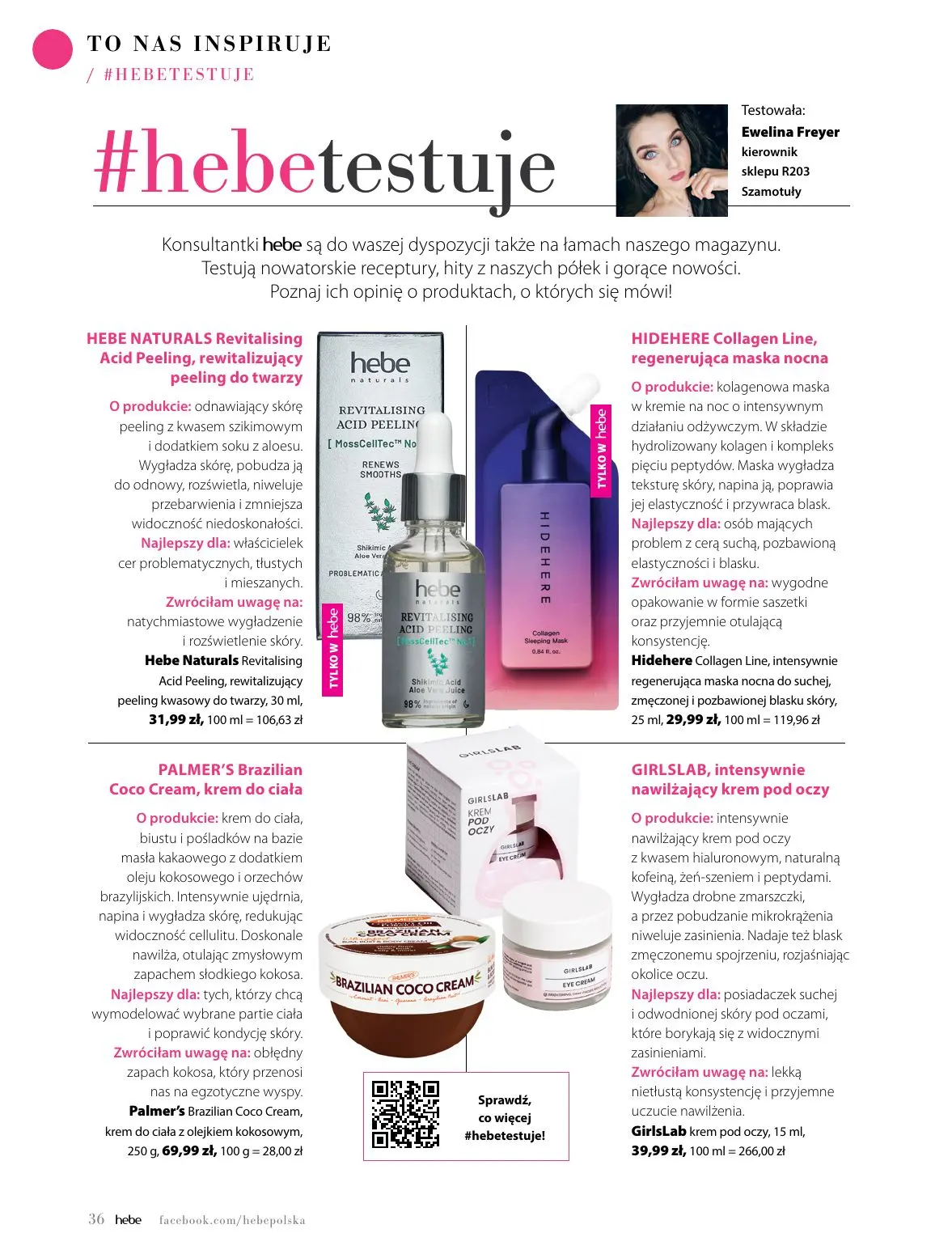 gazetka promocyjna hebe WIOSNA - Strona 36