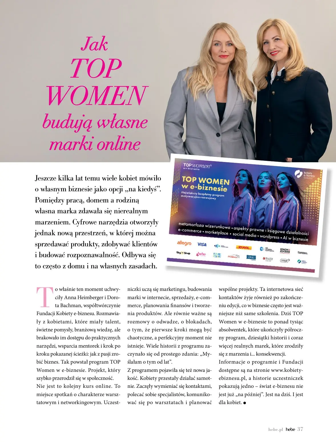 gazetka promocyjna hebe WIOSNA - Strona 37