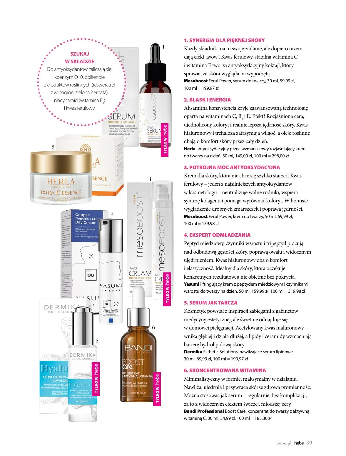 gazetka promocyjna hebe WIOSNA - Strona 39