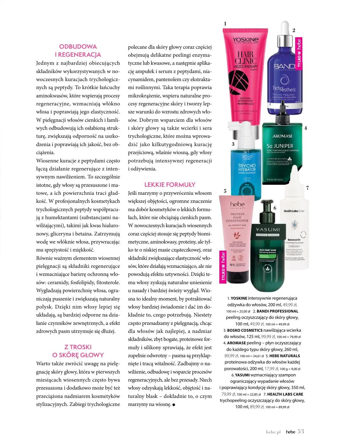 gazetka promocyjna hebe WIOSNA - Strona 53