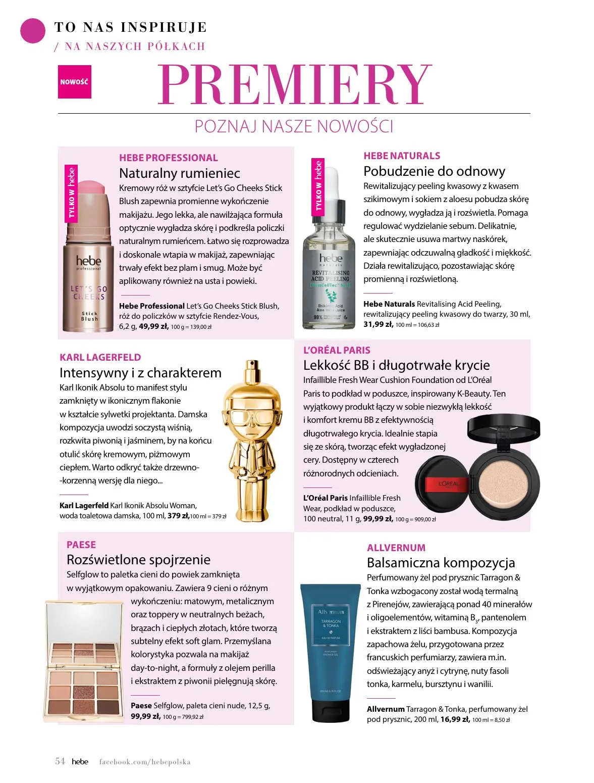 gazetka promocyjna hebe WIOSNA - Strona 54