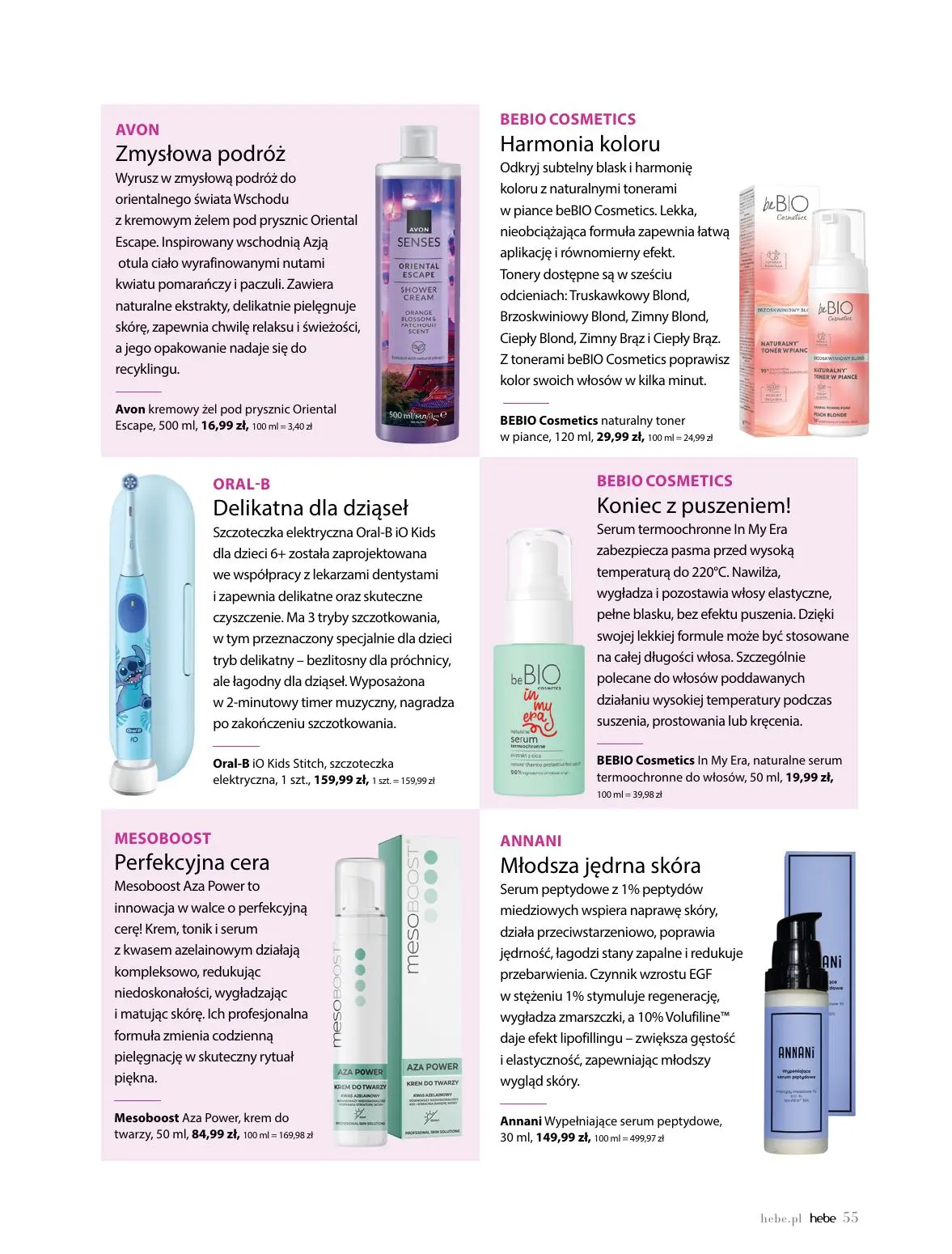 gazetka promocyjna hebe WIOSNA - Strona 55
