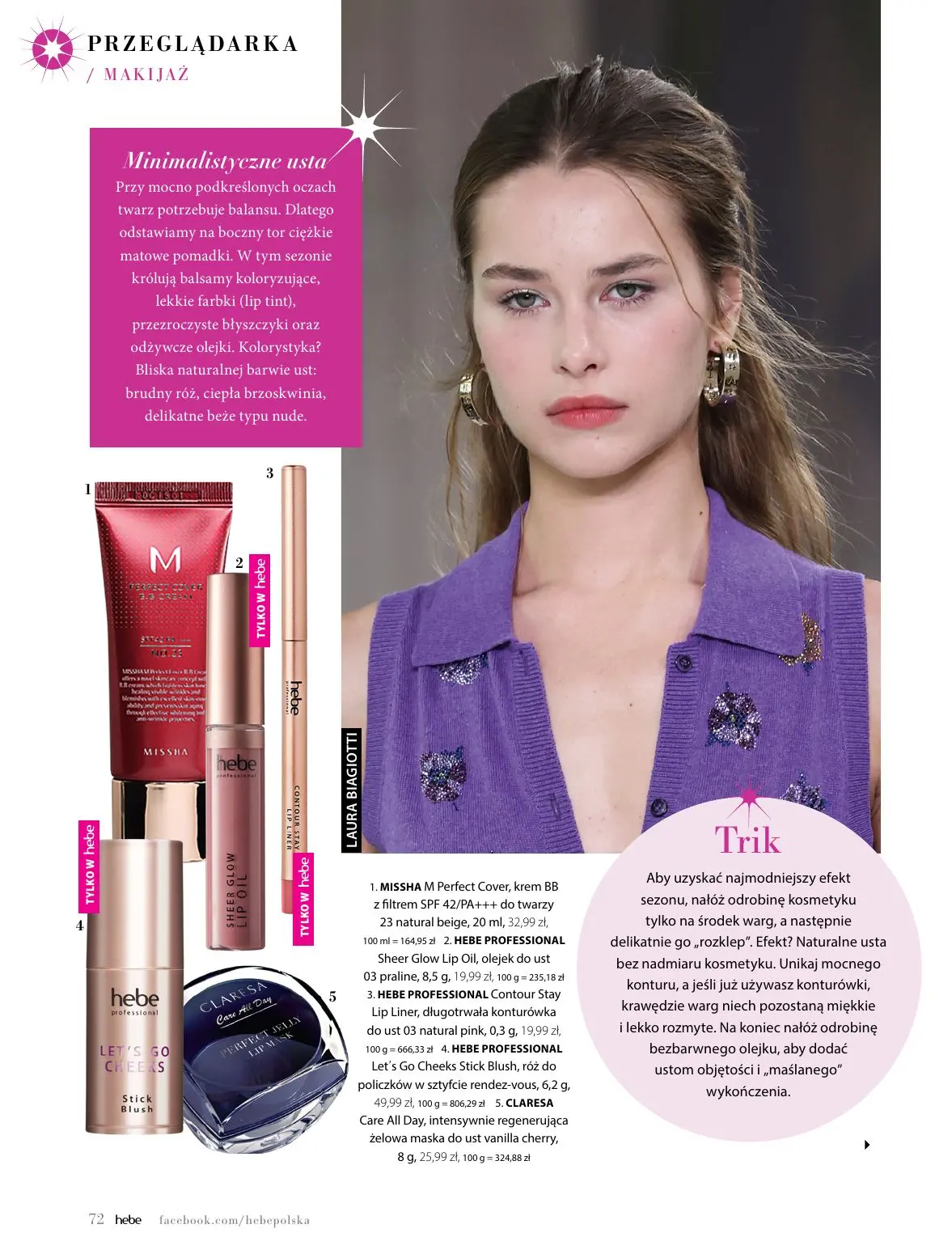 gazetka promocyjna hebe WIOSNA - Strona 72