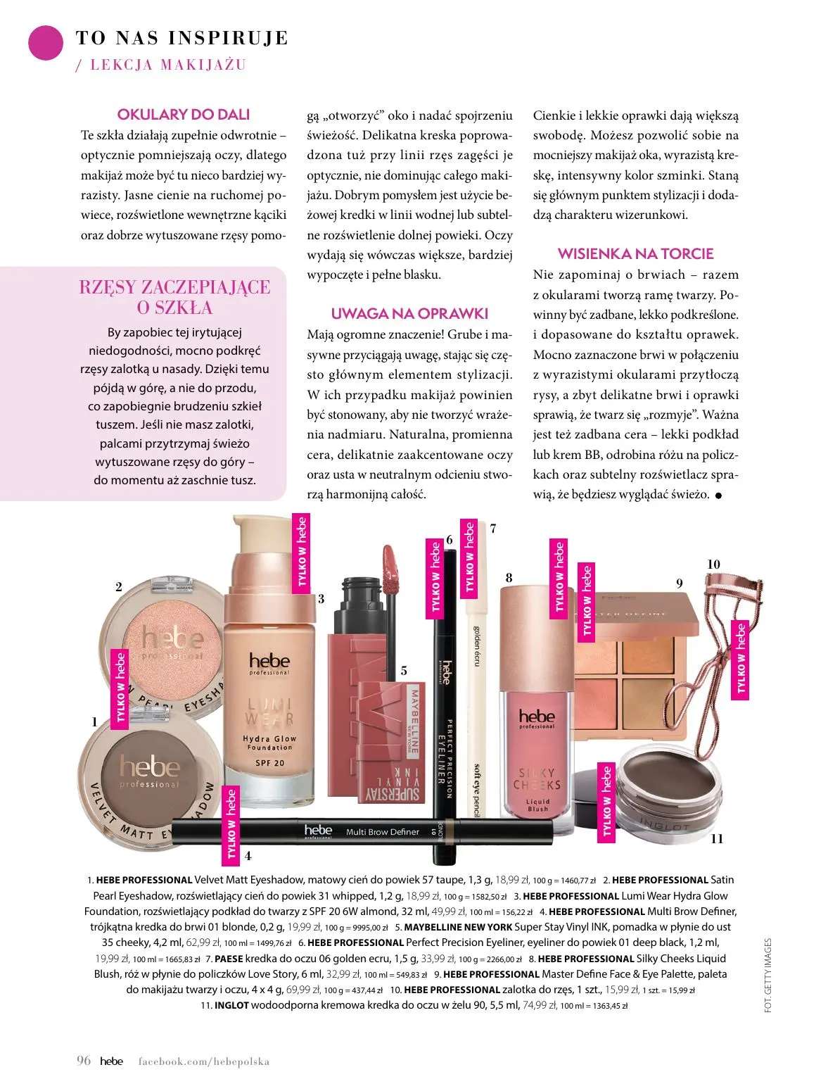 gazetka promocyjna hebe WIOSNA - Strona 96