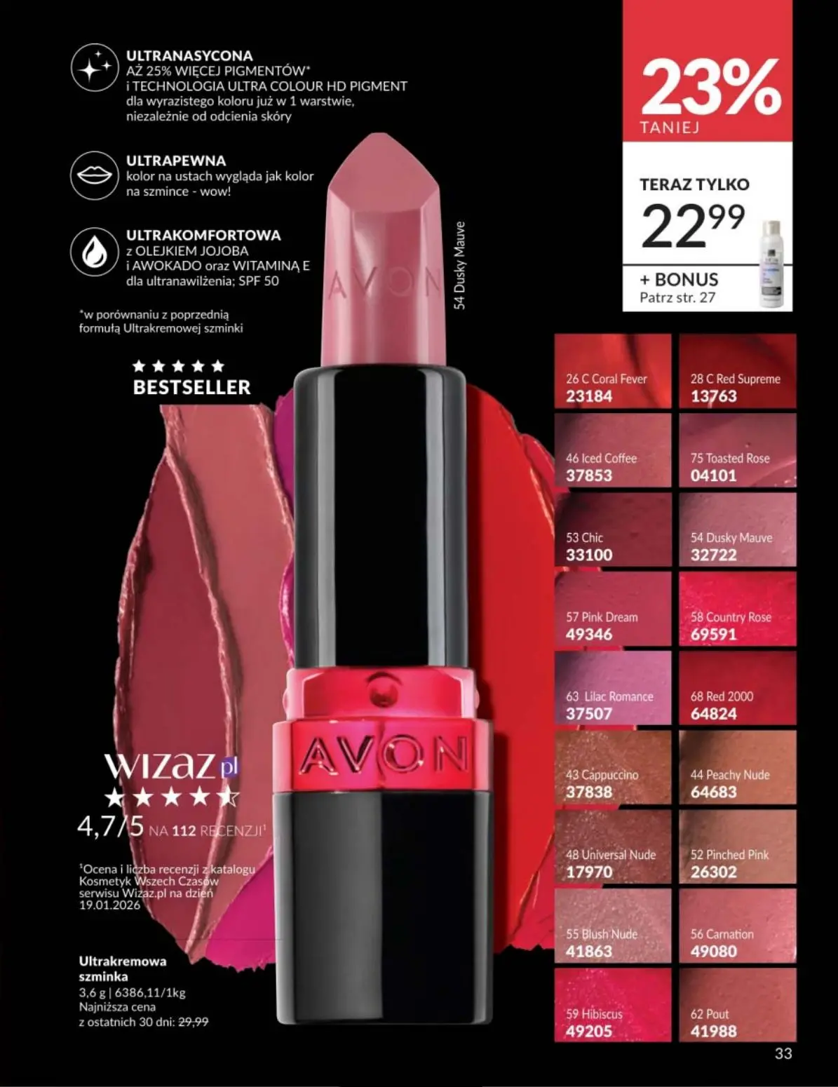 gazetka promocyjna AVON Rozświetl swój dzień radością - Strona 33