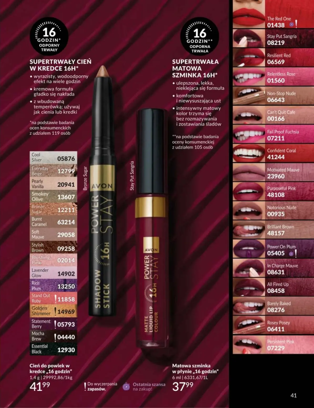 gazetka promocyjna AVON Rozświetl swój dzień radością - Strona 41