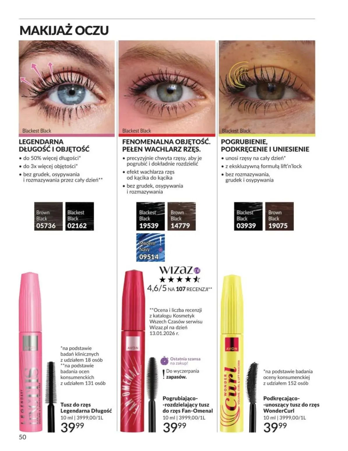 gazetka promocyjna AVON Rozświetl swój dzień radością - Strona 50