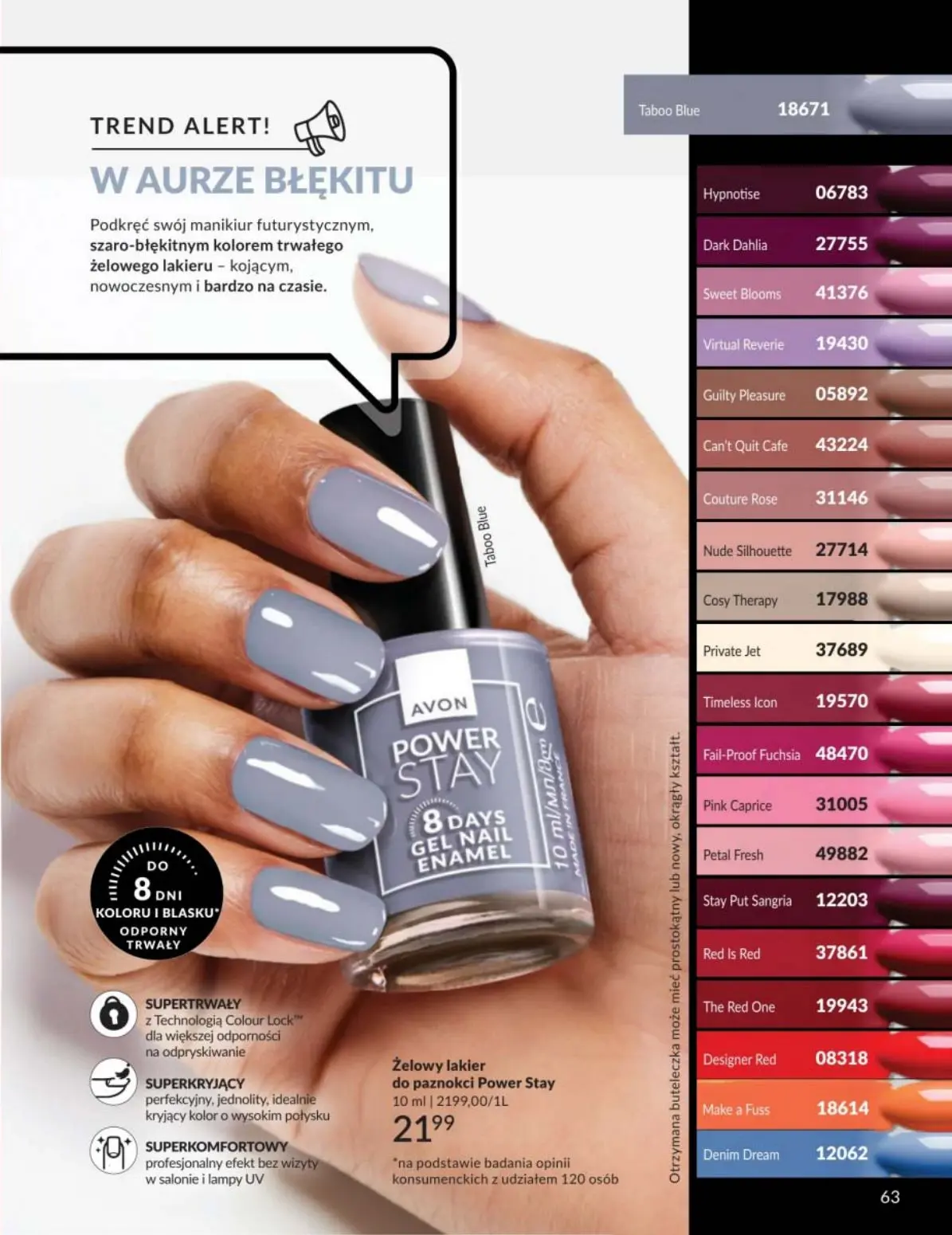 gazetka promocyjna AVON Rozświetl swój dzień radością - Strona 63