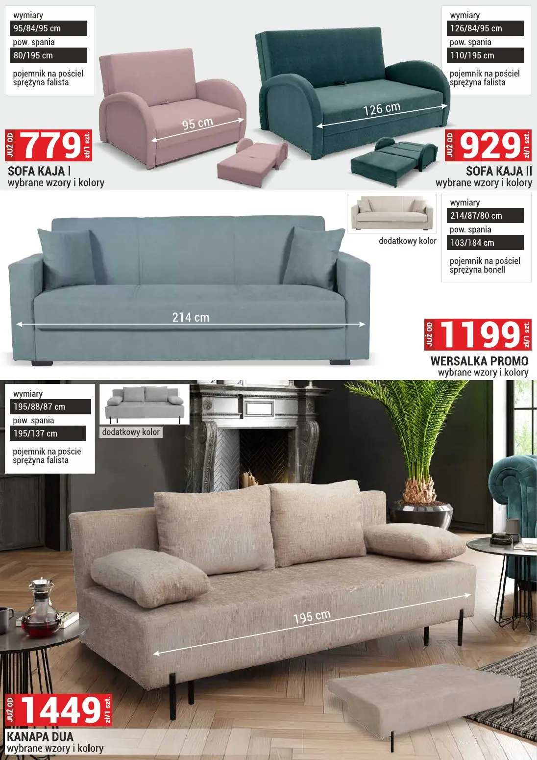 gazetka promocyjna Merkury Market Meble, wypoczynki, materace - Strona 13