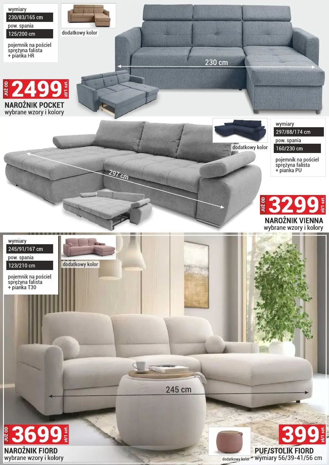 gazetka promocyjna Merkury Market Meble, wypoczynki, materace - Strona 17