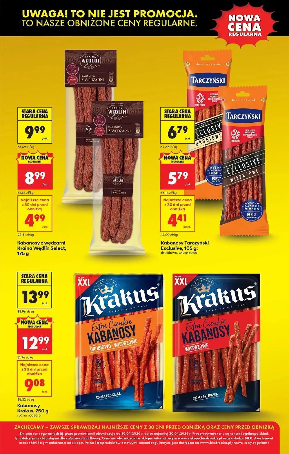 gazetka promocyjna Biedronka Obniżamy ceny regularne - Strona 4
