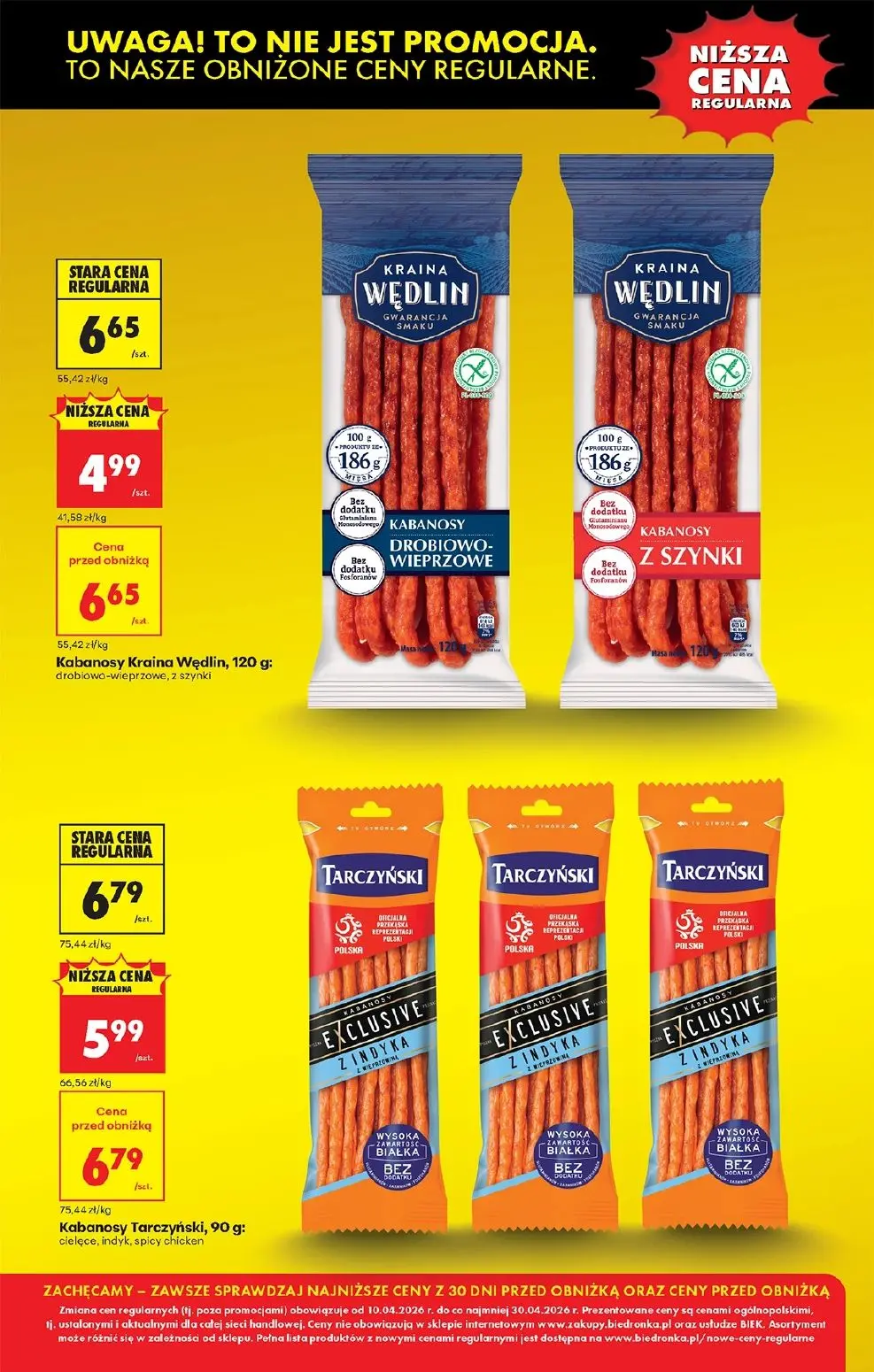 gazetka promocyjna Biedronka Obniżamy ceny regularne - Strona 6