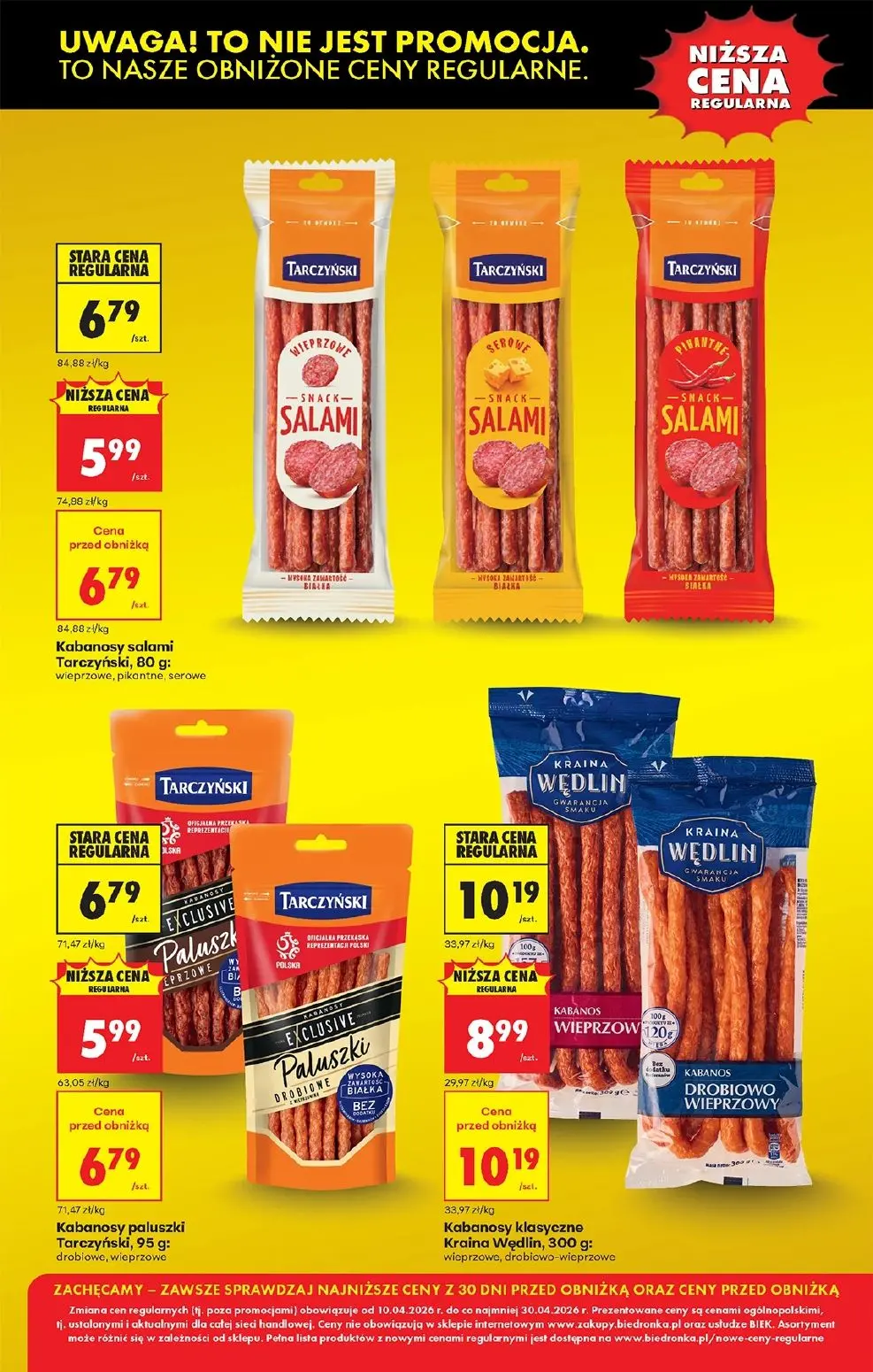 gazetka promocyjna Biedronka Obniżamy ceny regularne - Strona 7