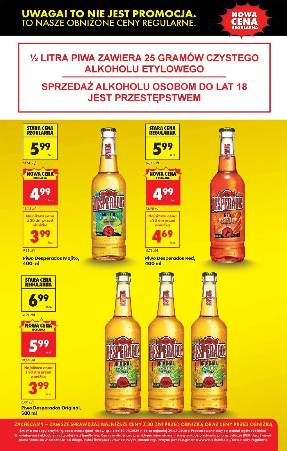 gazetka promocyjna Biedronka Obniżamy ceny regularne - Strona 12