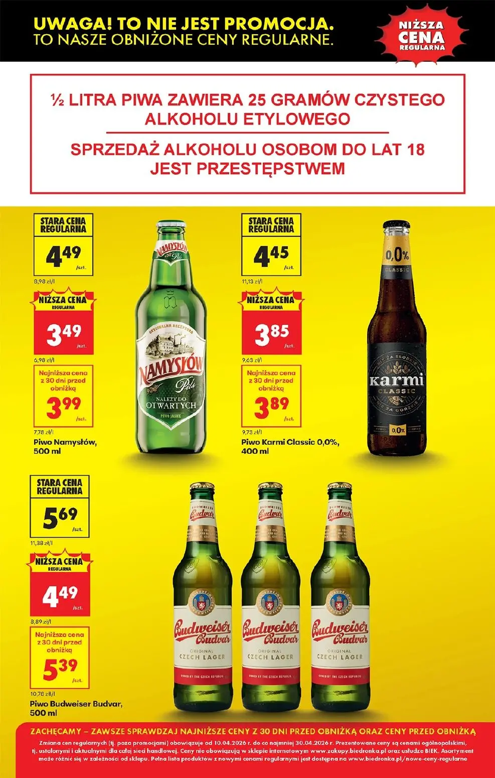 gazetka promocyjna Biedronka Obniżamy ceny regularne - Strona 13