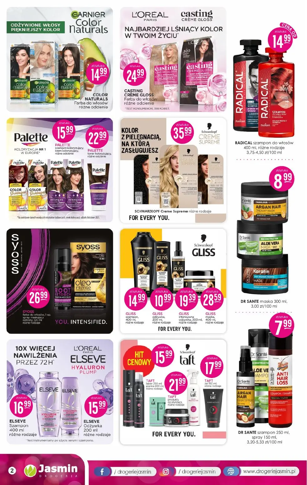 gazetka promocyjna DROGERIE JASMIN Super ceny - Strona 2